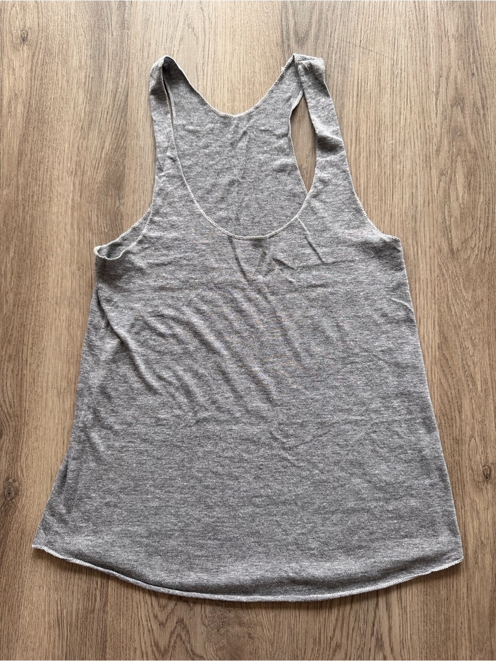 Los Angeles Apparel Heather Gray Racerback Tank Top